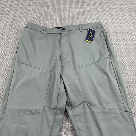Polo Ralph Lauren Pants 36 Slim Fit Performance Joggers Grey Golf Comfort New - Picture 3 of 11